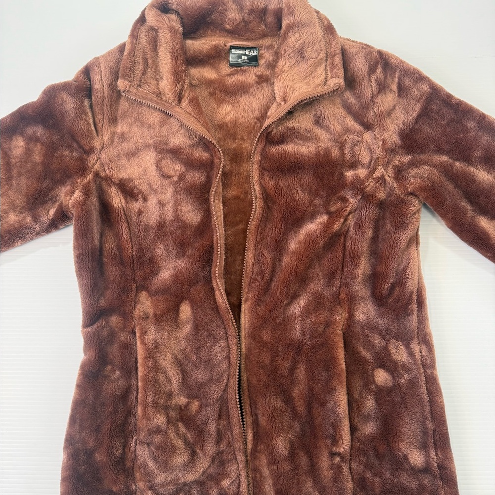 32 Degrees Brown Plush Jacket
